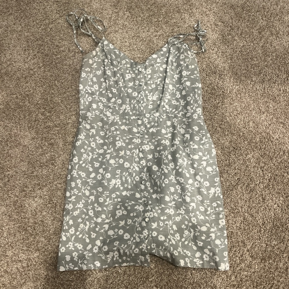 Abercrombie & Fitch White Cream Sundress Sleeveless Mini